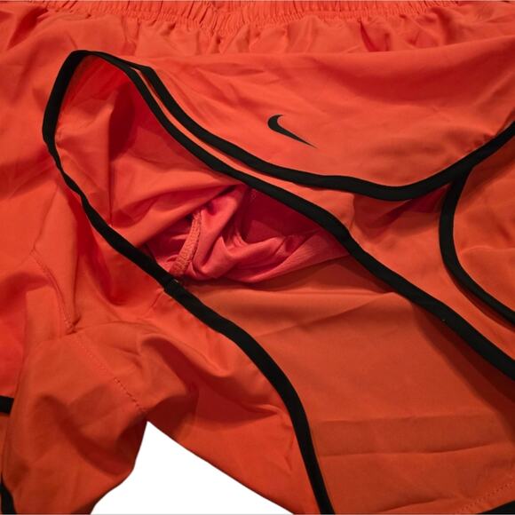 Nike Orange and Black Running Active Athletic Shorts Plus‎ Size 2X New - Picture 4 of 11
